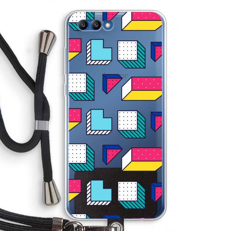 8-bit N°7: Honor 10 Transparant Hoesje met koord