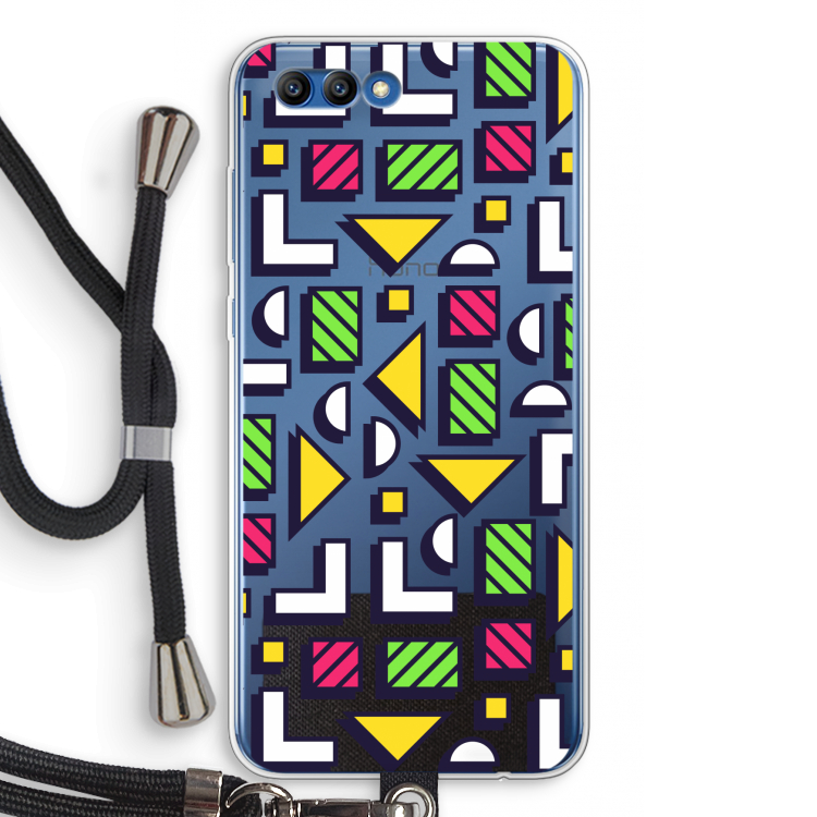 8-bit N°4: Honor 10 Transparant Hoesje met koord
