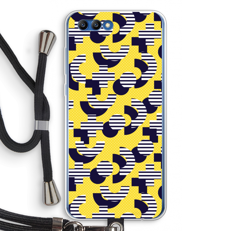 8-bit N°3: Honor 10 Transparant Hoesje met koord