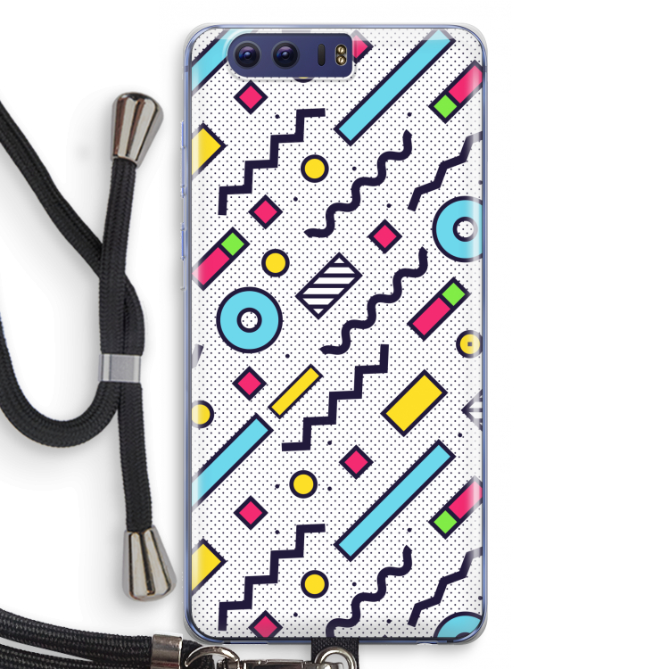 8-bit N°8: Honor 9 Transparant Hoesje met koord