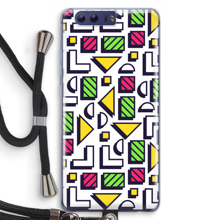 8-bit N°4: Honor 9 Transparant Hoesje met koord