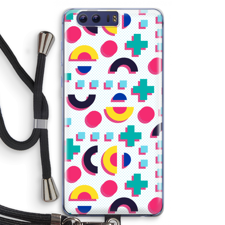 8-bit N°2: Honor 9 Transparant Hoesje met koord