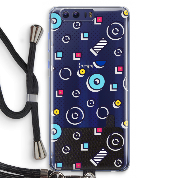 8-bit N°9: Honor 9 Transparant Hoesje met koord