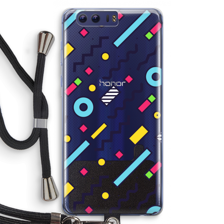 8-bit N°8: Honor 9 Transparant Hoesje met koord