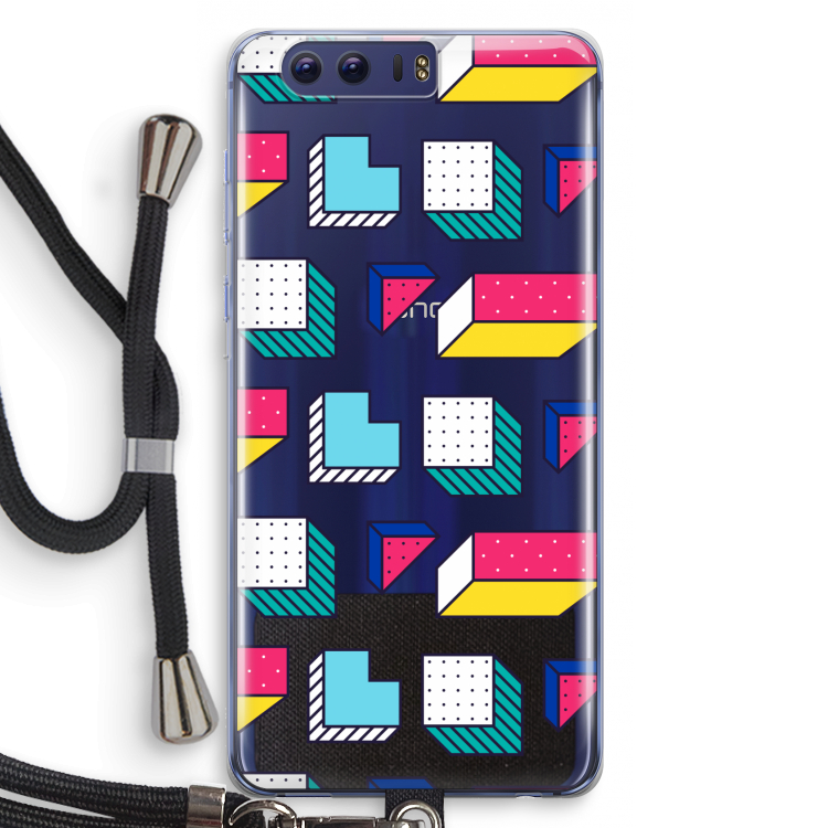 8-bit N°7: Honor 9 Transparant Hoesje met koord