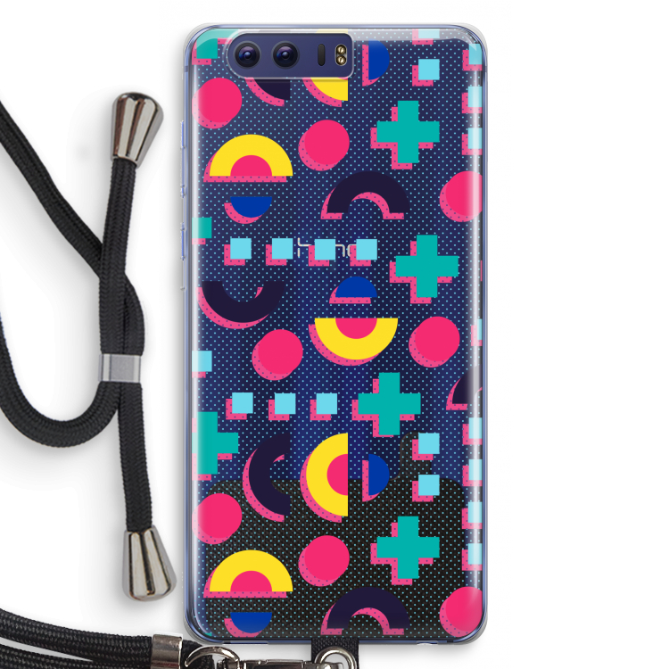 8-bit N°2: Honor 9 Transparant Hoesje met koord