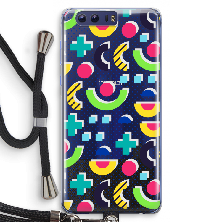 8-bit N°1: Honor 9 Transparant Hoesje met koord