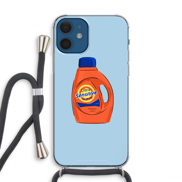 Ultra Sensitive: iPhone 12 mini Transparant Hoesje met koord