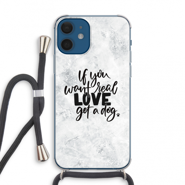 Partner in crime: iPhone 12 mini Transparant Hoesje met koord