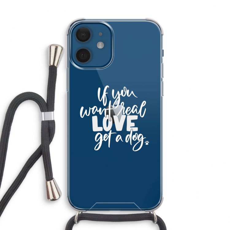 Partner in crime: iPhone 12 mini Transparant Hoesje met koord