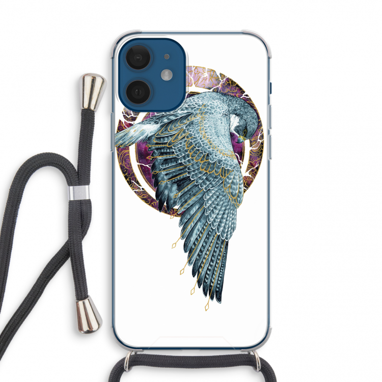 Golden Falcon: iPhone 12 mini Transparant Hoesje met koord