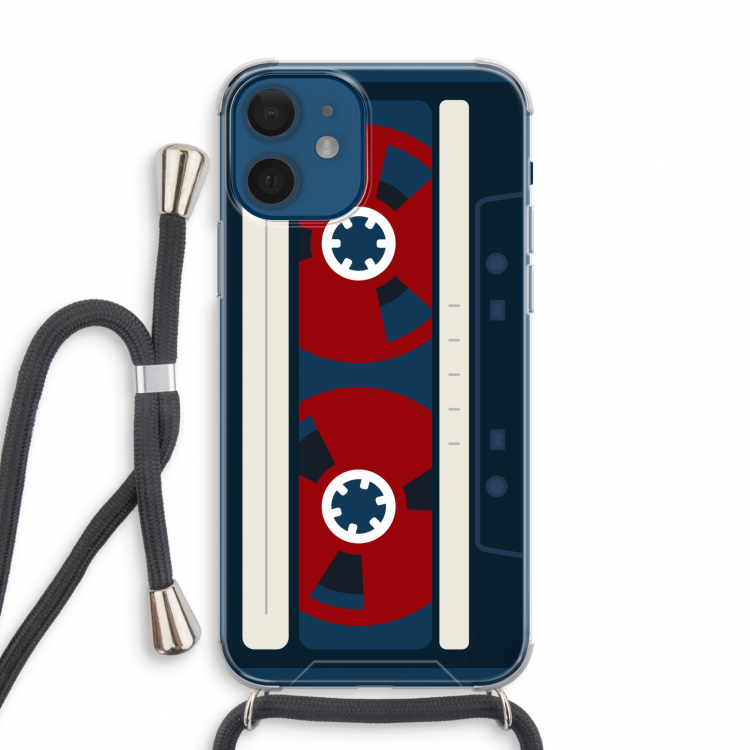 Here's your tape: iPhone 12 mini Transparant Hoesje met koord