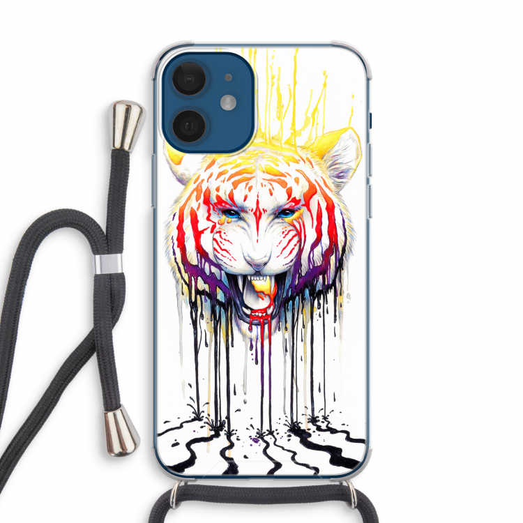 Fading: iPhone 12 mini Transparant Hoesje met koord