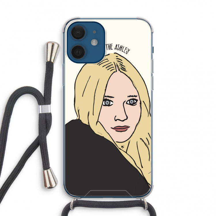 Ashley: iPhone 12 mini Transparant Hoesje met koord