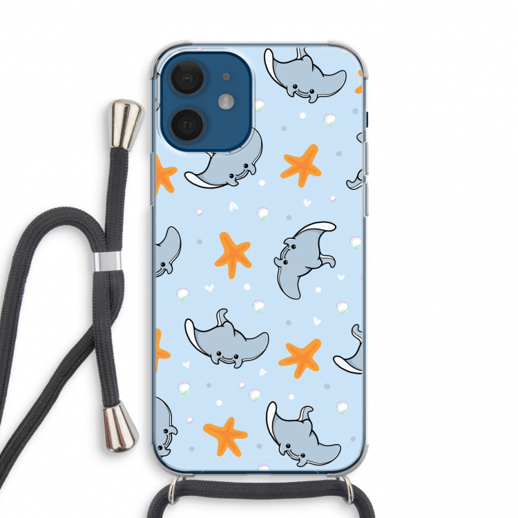 Manta: iPhone 12 mini Transparant Hoesje met koord