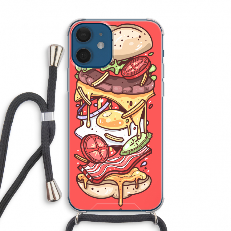 Diet Coke Please: iPhone 12 mini Transparant Hoesje met koord