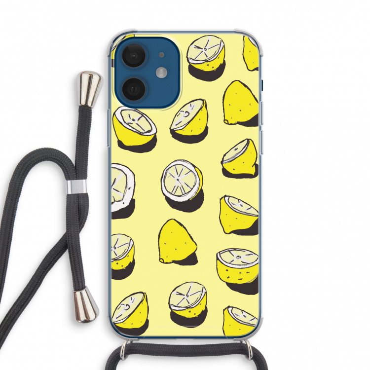 When Life Gives You Lemons...: iPhone 12 mini Transparant Hoesje met koord