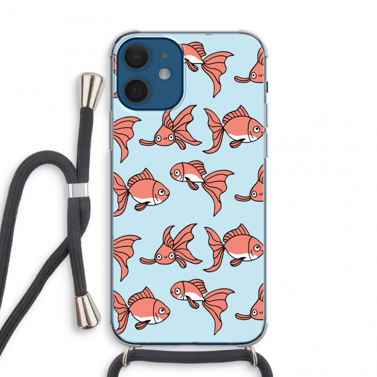 Blub: iPhone 12 mini Transparant Hoesje met koord