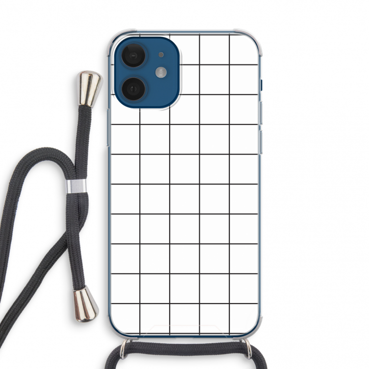 Rooster: iPhone 12 mini Transparant Hoesje met koord