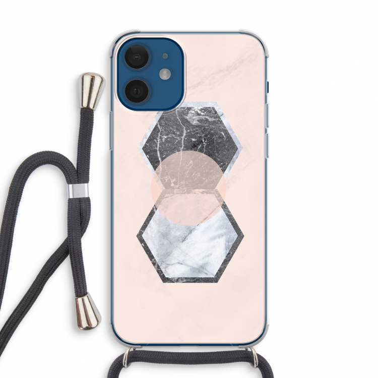 Creatieve toets: iPhone 12 mini Transparant Hoesje met koord