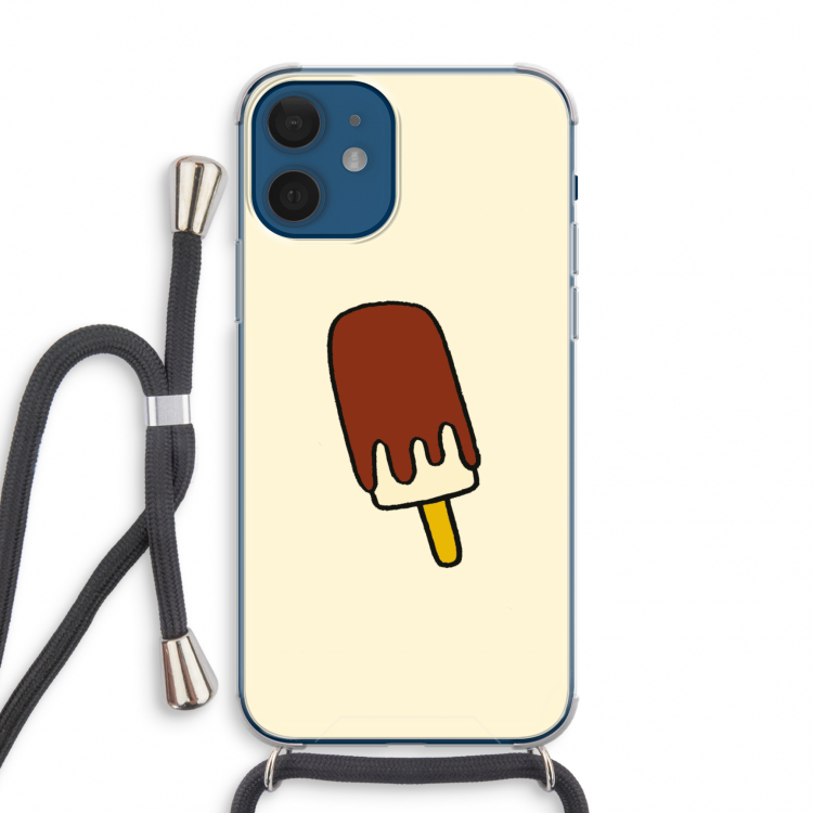 Frisco: iPhone 12 mini Transparant Hoesje met koord