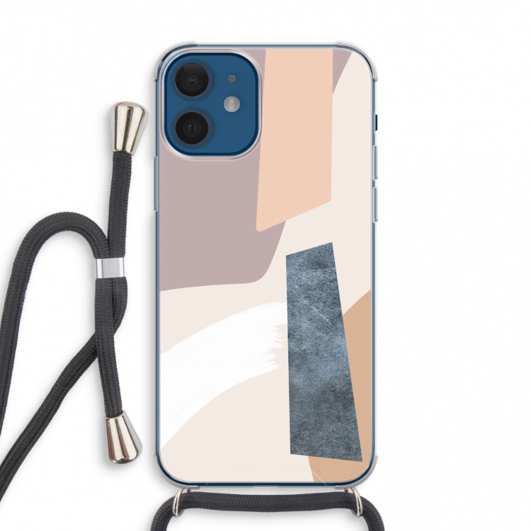 Luca: iPhone 12 mini Transparant Hoesje met koord