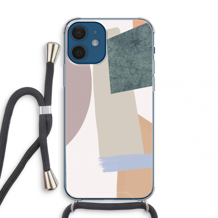 Lindo: iPhone 12 mini Transparant Hoesje met koord