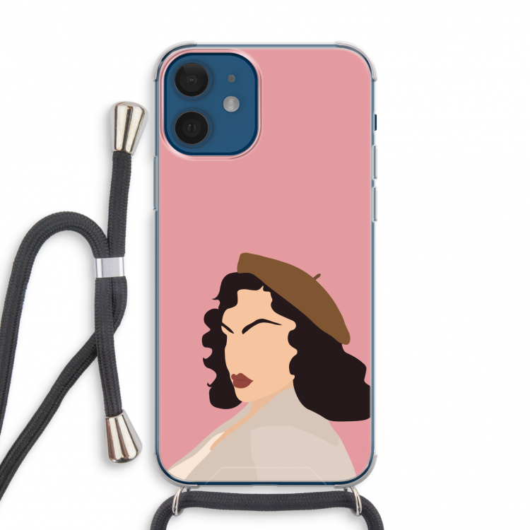 Confidence: iPhone 12 mini Transparant Hoesje met koord