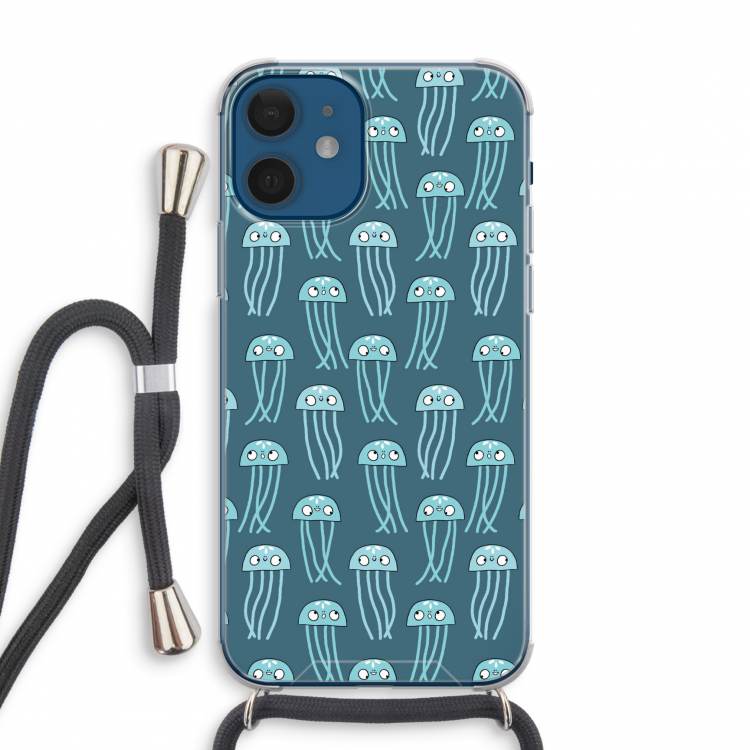 Kwallie: iPhone 12 mini Transparant Hoesje met koord
