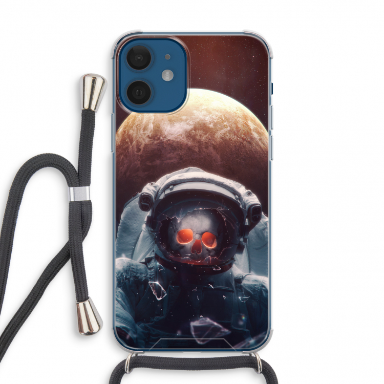 Voyager: iPhone 12 mini Transparant Hoesje met koord