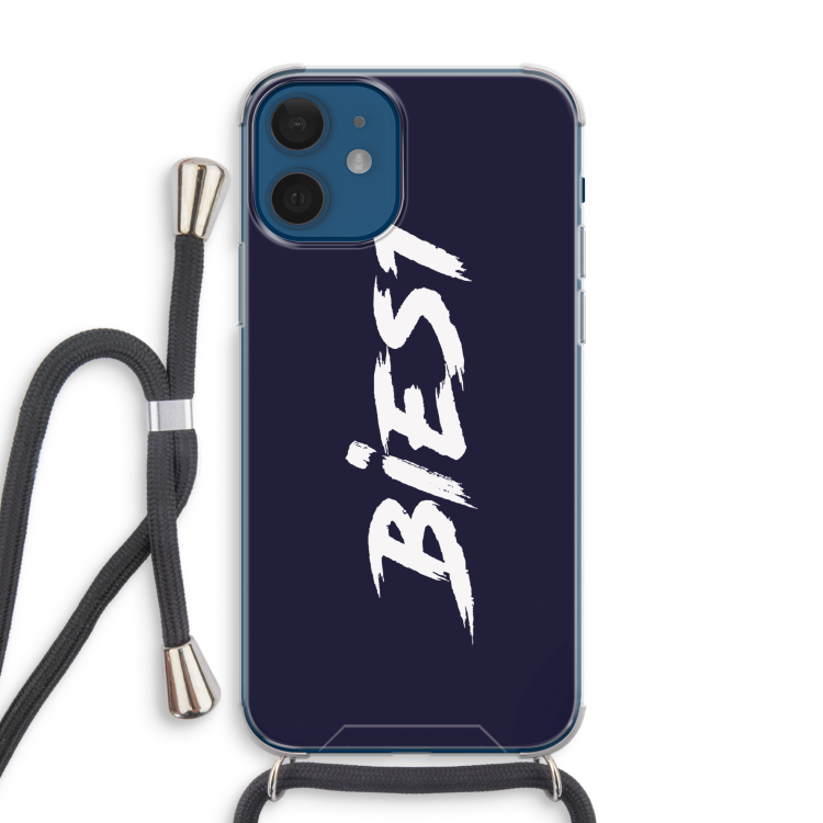 Biest: iPhone 12 mini Transparant Hoesje met koord