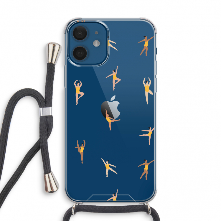 Dans #2: iPhone 12 mini Transparant Hoesje met koord