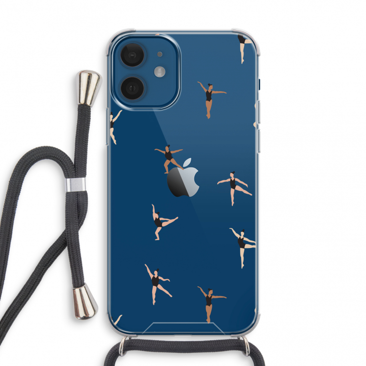 Dancing #1: iPhone 12 mini Transparant Hoesje met koord
