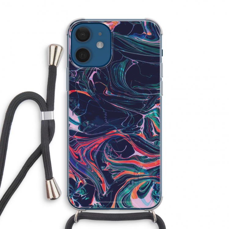 Light Years Beyond: iPhone 12 mini Transparant Hoesje met koord