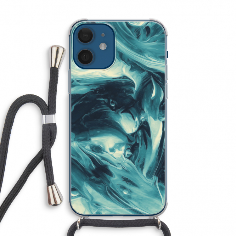 Dreaming About Whales: iPhone 12 mini Transparant Hoesje met koord