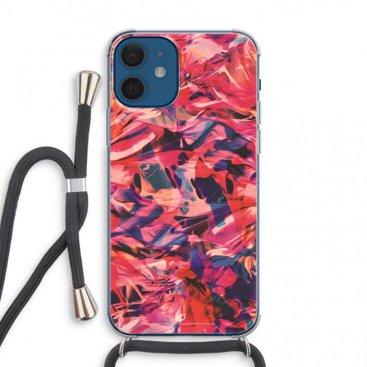 California: iPhone 12 mini Transparant Hoesje met koord