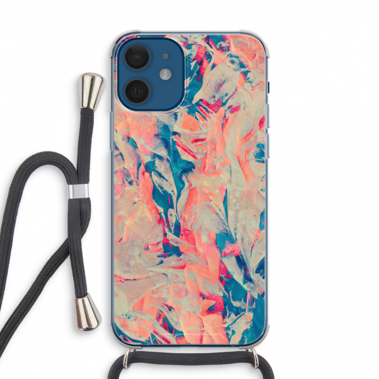 Alone: iPhone 12 mini Transparant Hoesje met koord