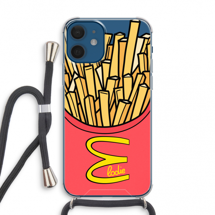 McElodie: iPhone 12 mini Transparant Hoesje met koord
