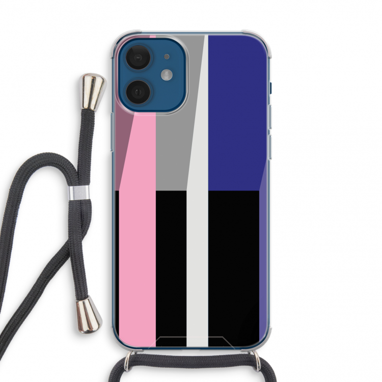Gestalte 4: iPhone 12 mini Transparant Hoesje met koord