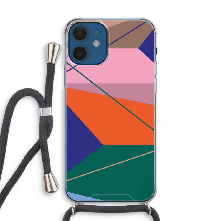 Gestalte 1: iPhone 12 mini Transparant Hoesje met koord