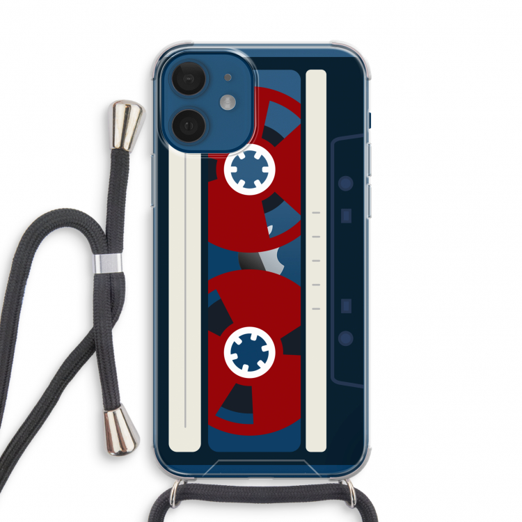 Here's your tape: iPhone 12 mini Transparant Hoesje met koord