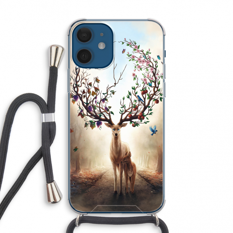 Seasons Change: iPhone 12 mini Transparant Hoesje met koord