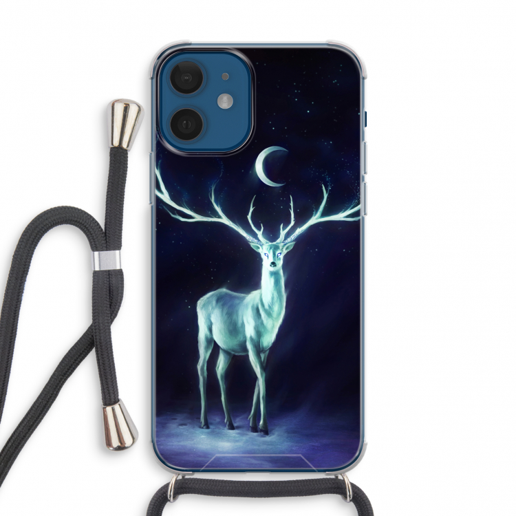 Nightbringer: iPhone 12 mini Transparant Hoesje met koord