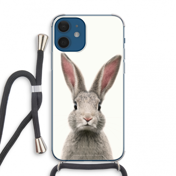 Daisy: iPhone 12 mini Transparant Hoesje met koord