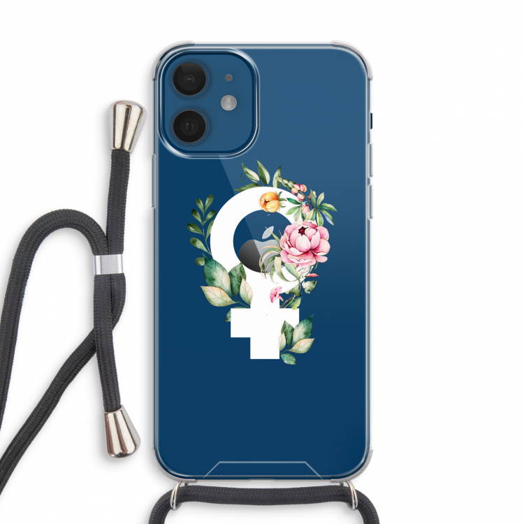 Venus: iPhone 12 mini Transparant Hoesje met koord
