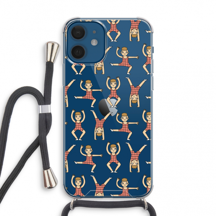Gymboys: iPhone 12 mini Transparant Hoesje met koord