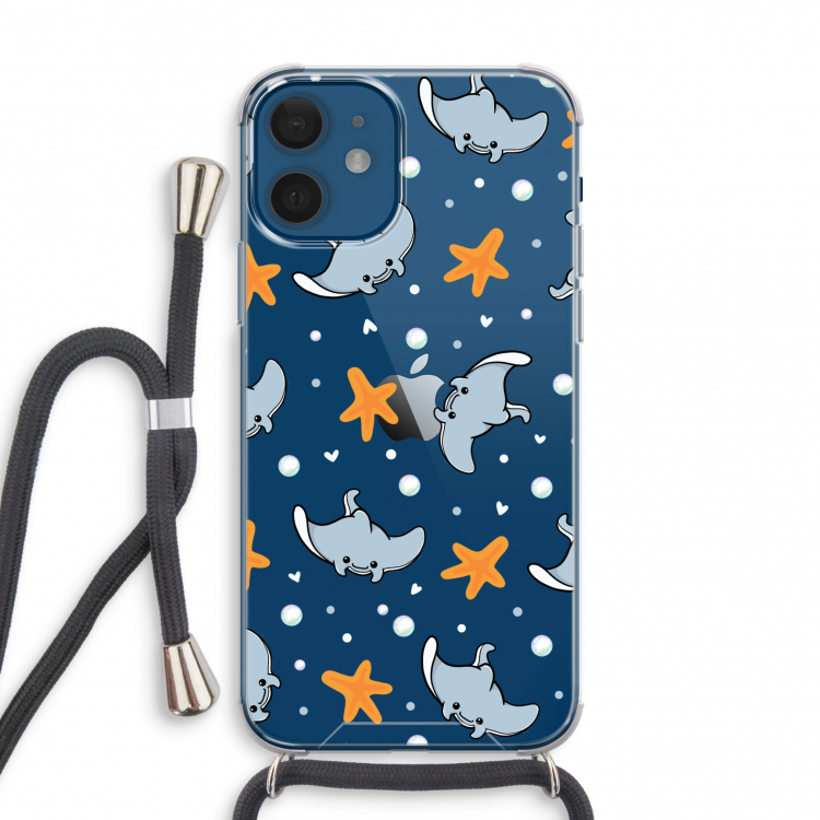 Manta: iPhone 12 mini Transparant Hoesje met koord