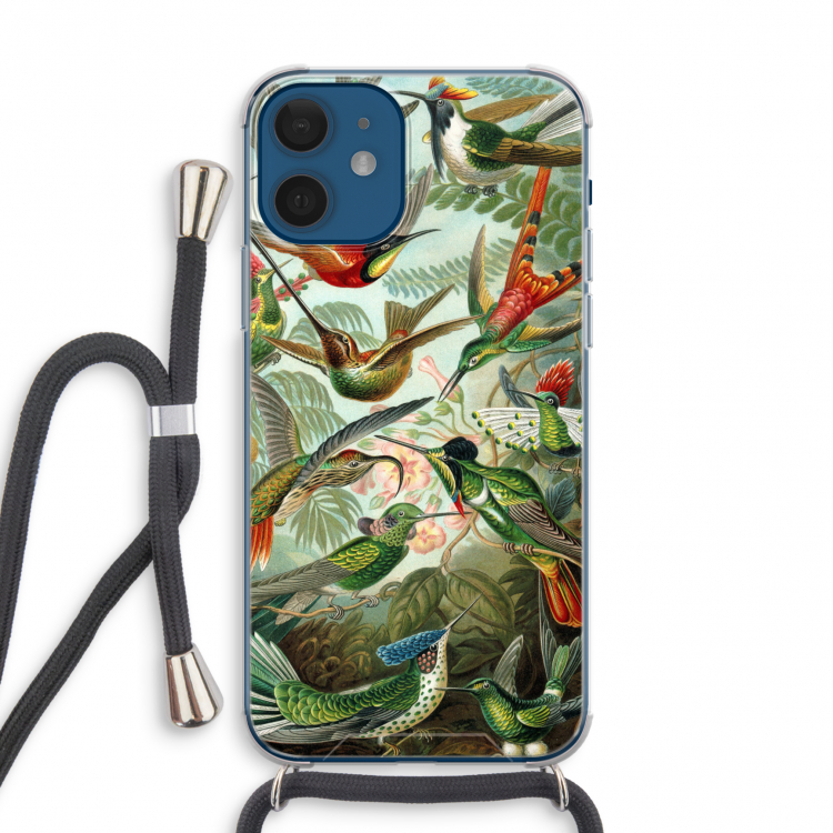 Haeckel Trochilidae: iPhone 12 mini Transparant Hoesje met koord