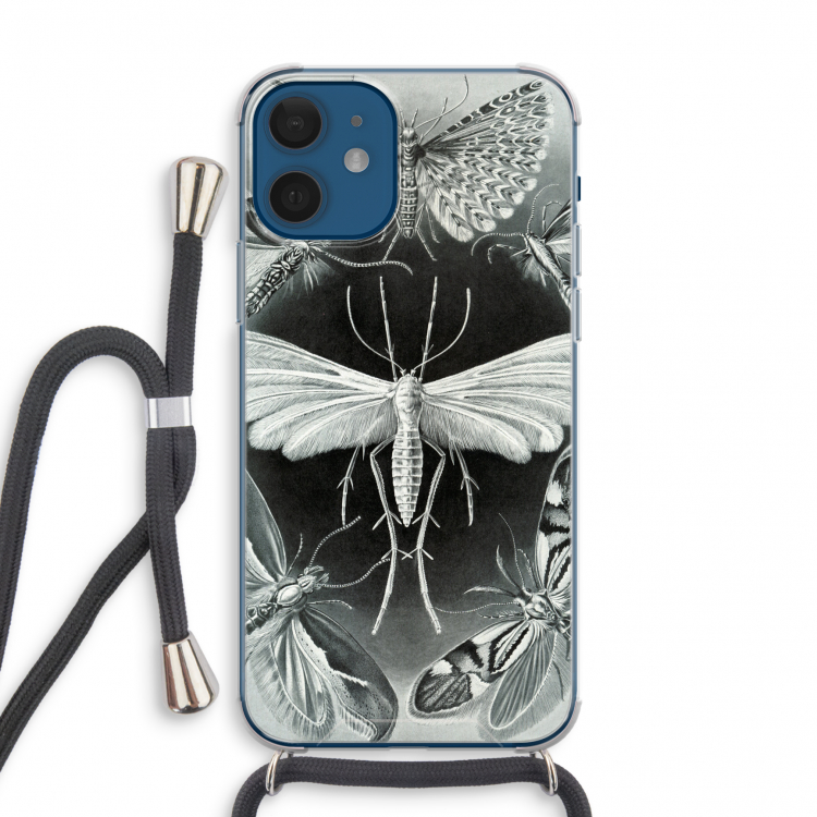Haeckel Tineida: iPhone 12 mini Transparant Hoesje met koord
