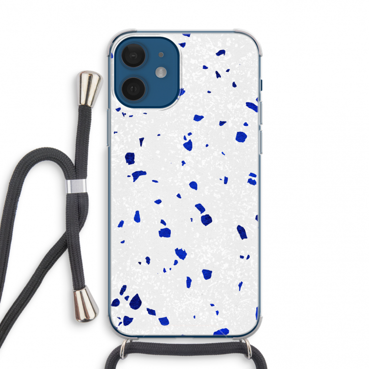 Terrazzo N°5: iPhone 12 mini Transparant Hoesje met koord